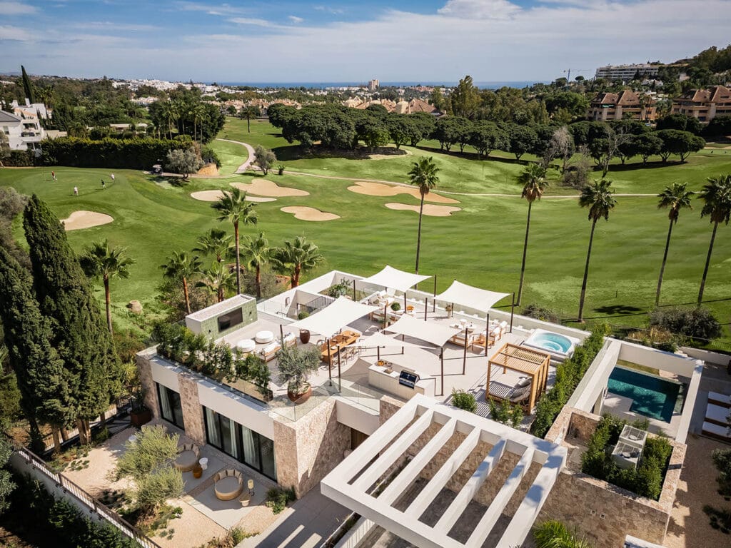 Marbella Glof Front Villa — the window between Easter and June